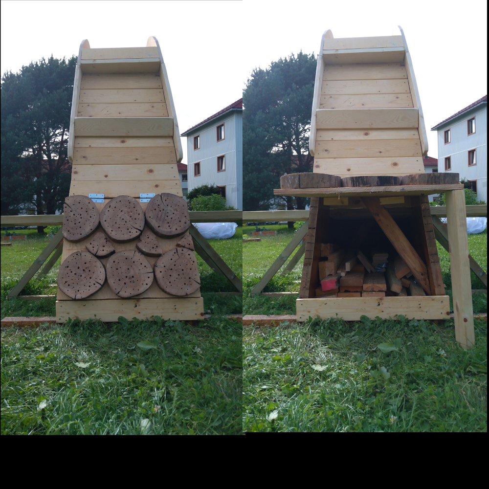 Installasjoner med resirkulert og bærekraftig materiale på Etterstad sletta.

Installations with recycled and sustainable material in Etterstad sletta.